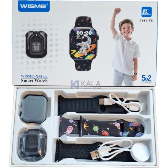 ساعت هوشمند Wisme مدل X68 Mini همراه با ایرپاد